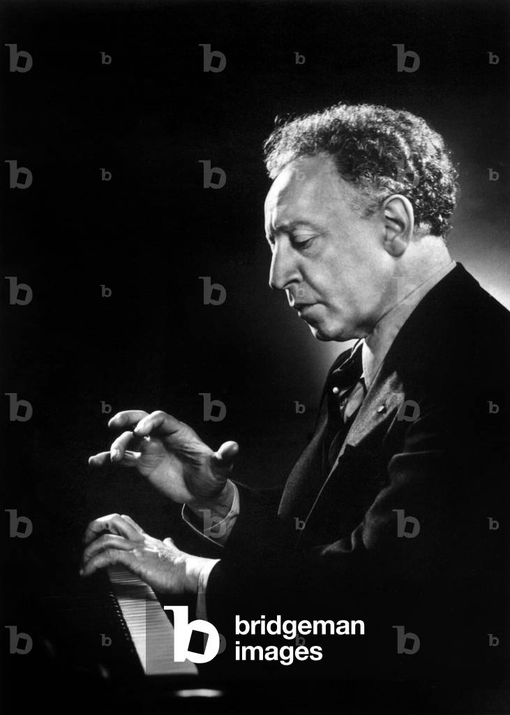 Artur Rubinstein, Polish American classical pianist  c  1945
