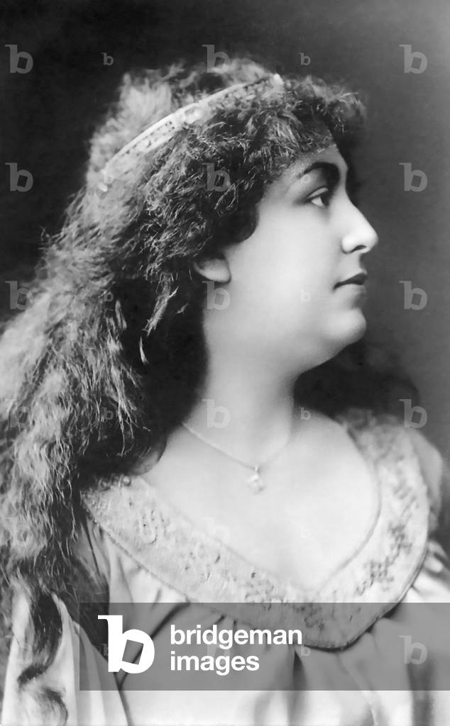 Margarete Matzenauer (1 June 1881 - 19 May 1963), Hungarian contralto as Brangaene in Tristan and Isolde, opera by Richard Wagner