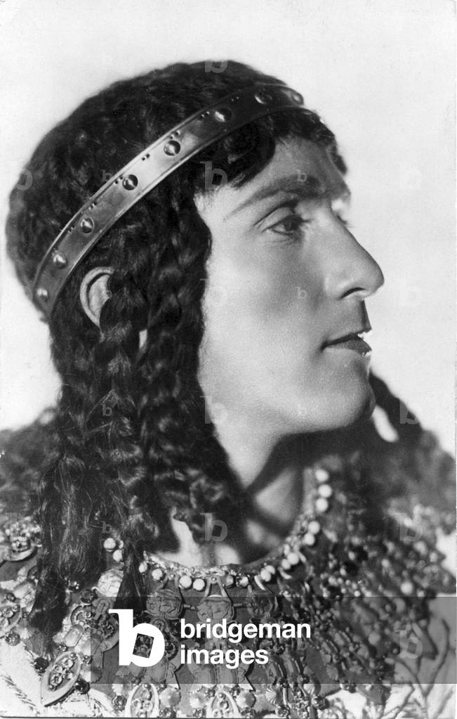 Jose Luccioni, Corsican tenor as Radames in Aida by Verdi.