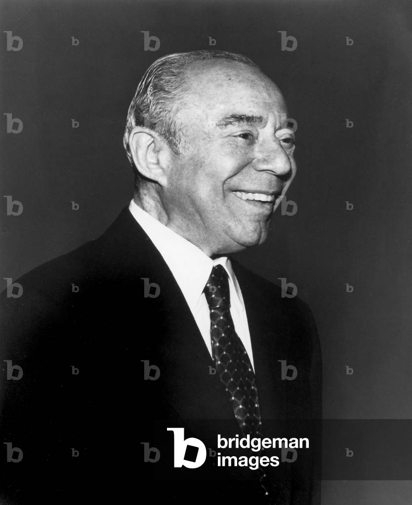 Richard Rogers. Portrait photograph of the American composer (28th June 1902 - 31st December 1979).