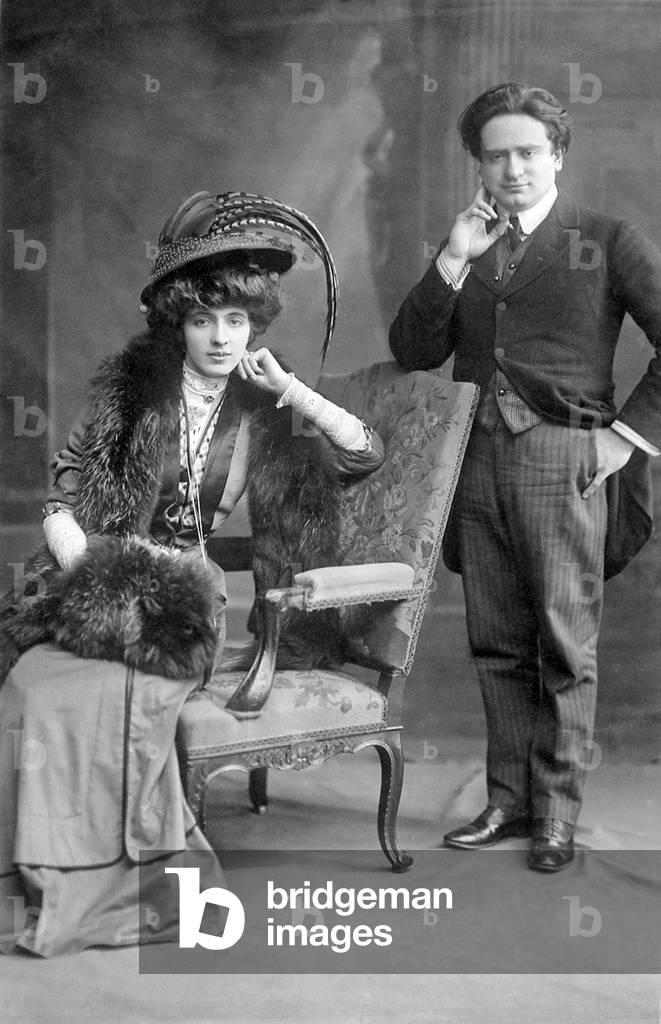 Mark Hambourg with his wife