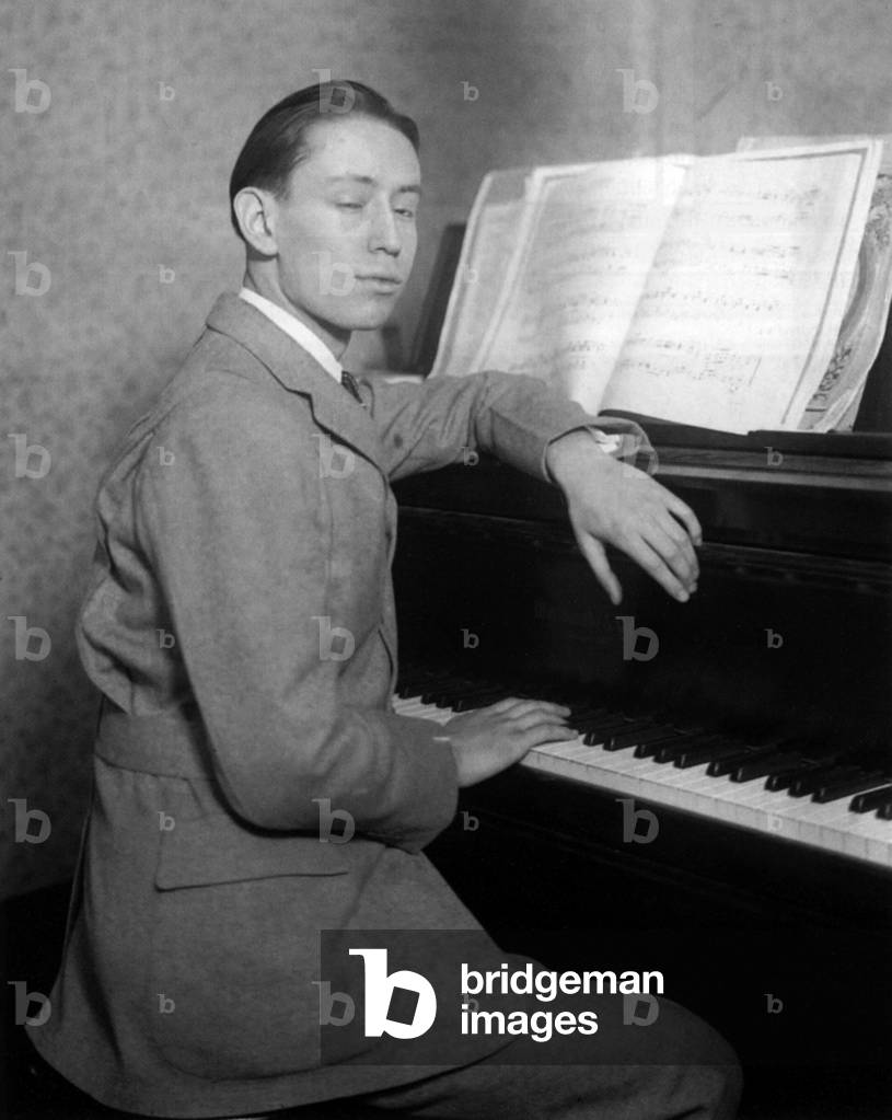 Ervin Nyiregyhazi, Hungarian pianist, early 1920s