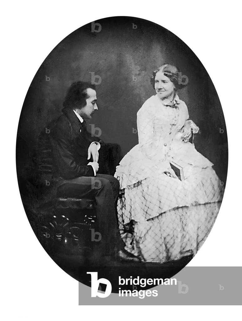 Jenny Lind Swedish opera singer and Her Husband, Otto Goldschmidt, c.1850 (b/w photo)