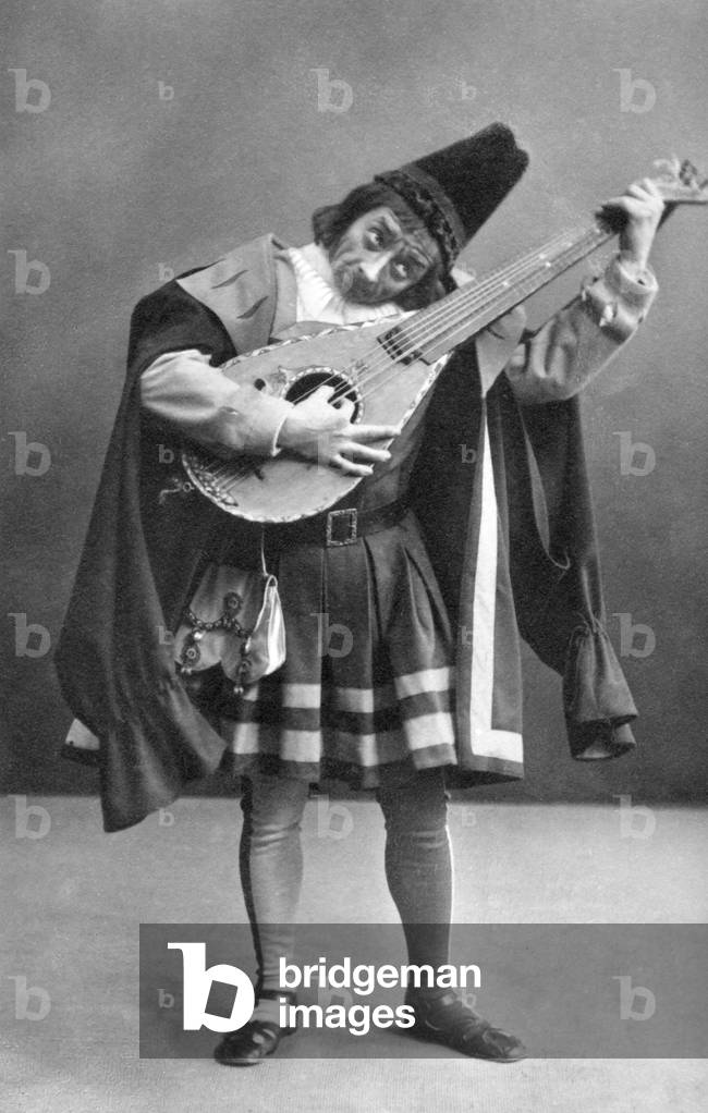 Eduard Kandl, German bass as Beckmesser in Die Meistersinger von Nurnberg, opera by Richard Wagner