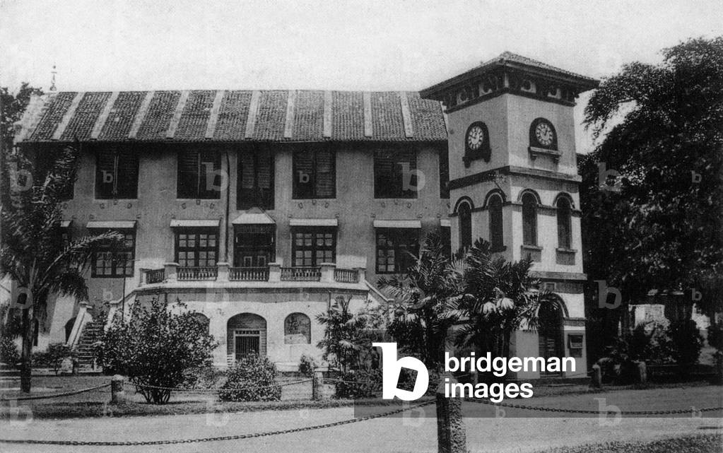 Malacca, Malaysia: public offices in old Dutch quarter, c. 1920