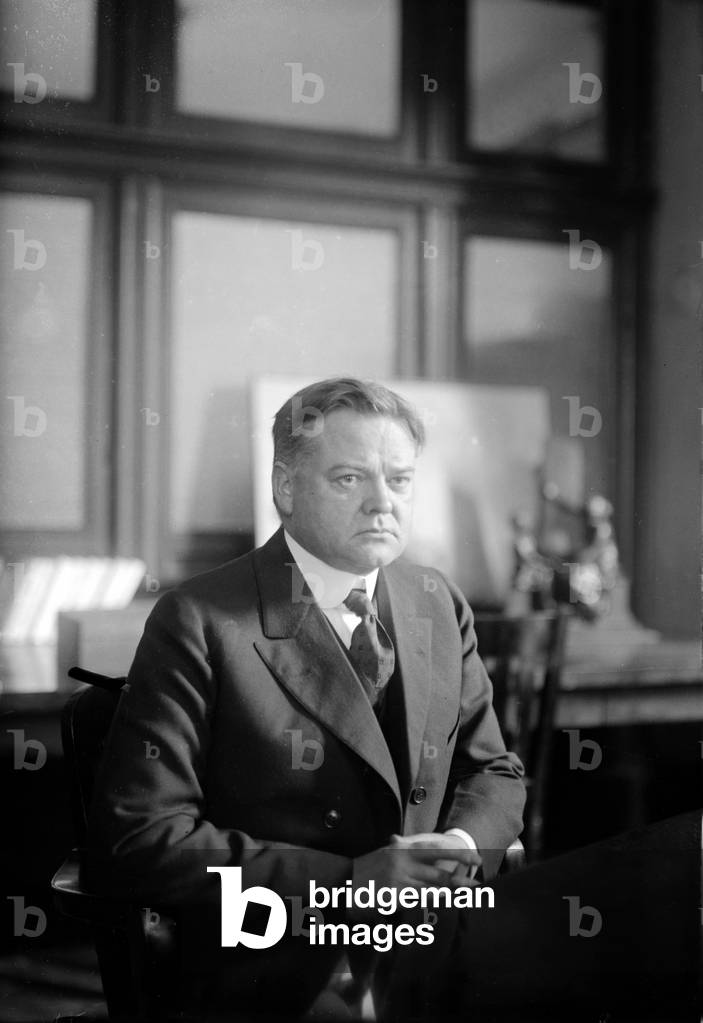 Herbert Clark Hoover (1874-1964) american president in 1929-1933 here c. 1925