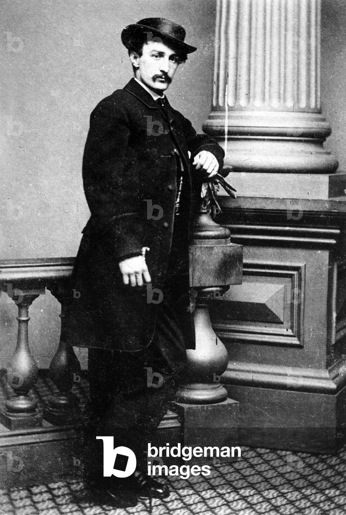 John Wilkes Booth  murdere of Abraham Lincoln in 1865