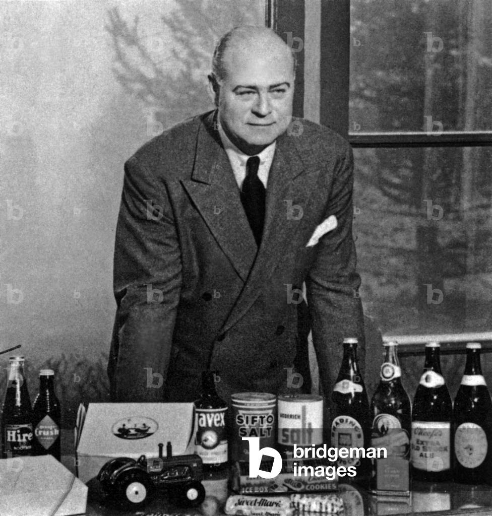 Edward Plunket Taylor (1901-1989) Canadian business tycoon and famous breeder of thoroughbred race horses here c. 1950