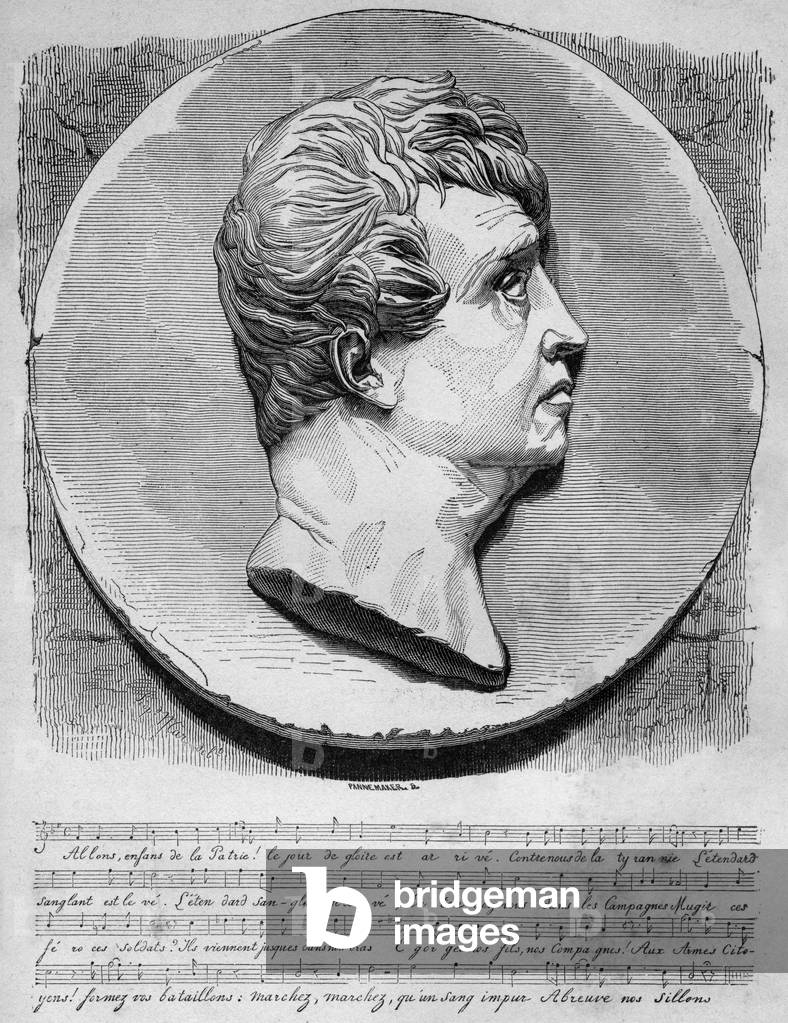 Joseph Rouget de l'Isle (1760-1836) french composer of french national hymn 