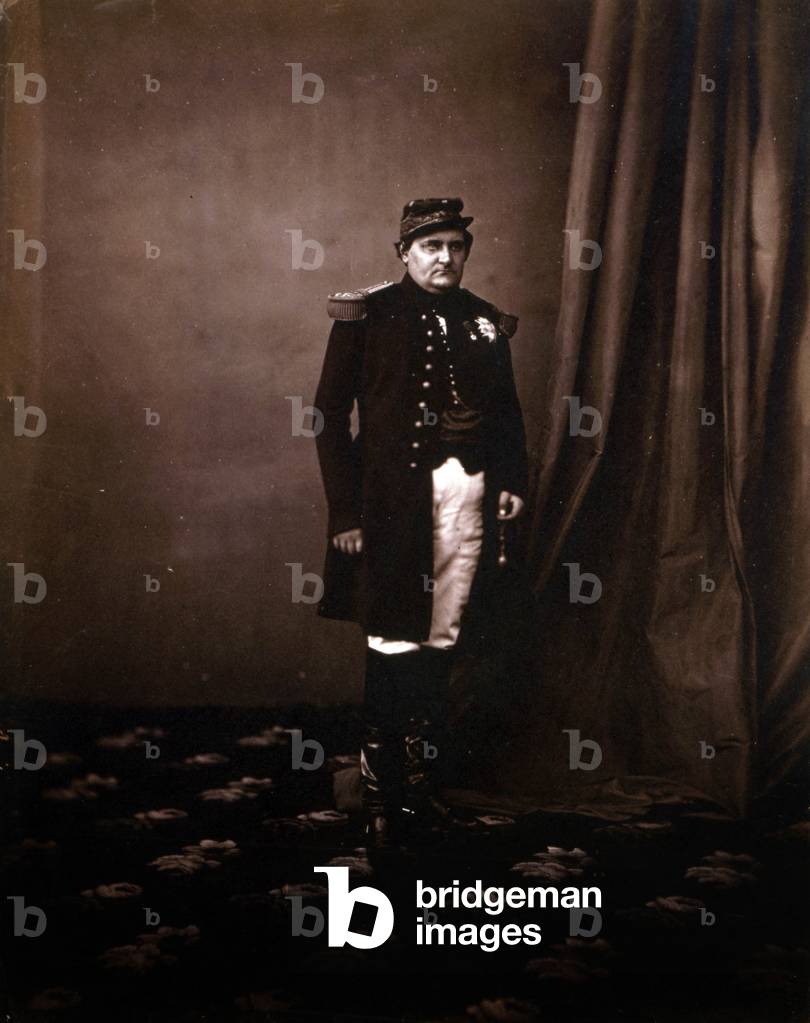 Napoleon Joseph Charles Paul Bonaparte, Prince Napoleon  aka Plon-Plon, son of Jerome Bonaparte, cousin of NapoleonIII, in uniform during Crimean war 1853-1856