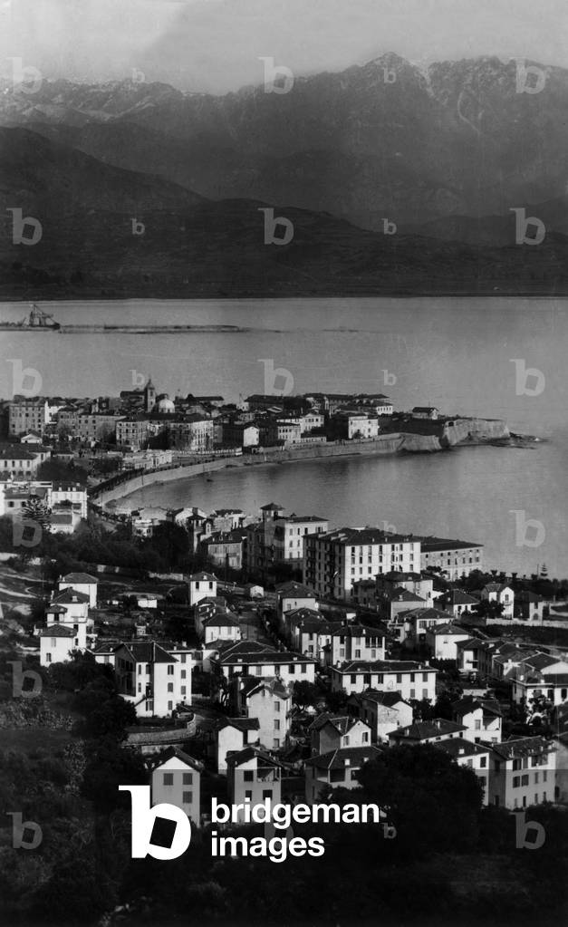 Ajaccio in Corsica (France) Postcard, c. 1953