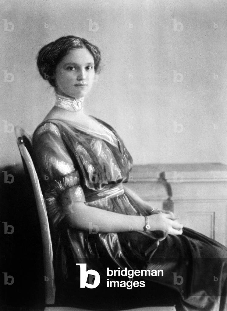 Zita of Bourbon Parma, c. 1915 (b/w photo)