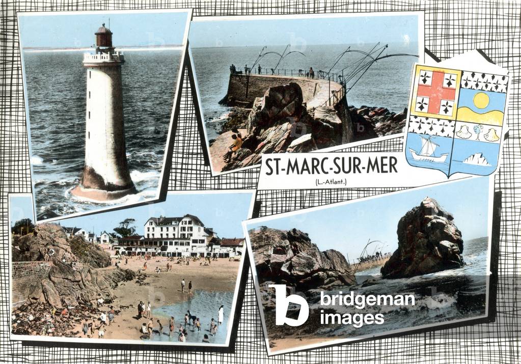 Saint Marc sur Mer, France, Postcard