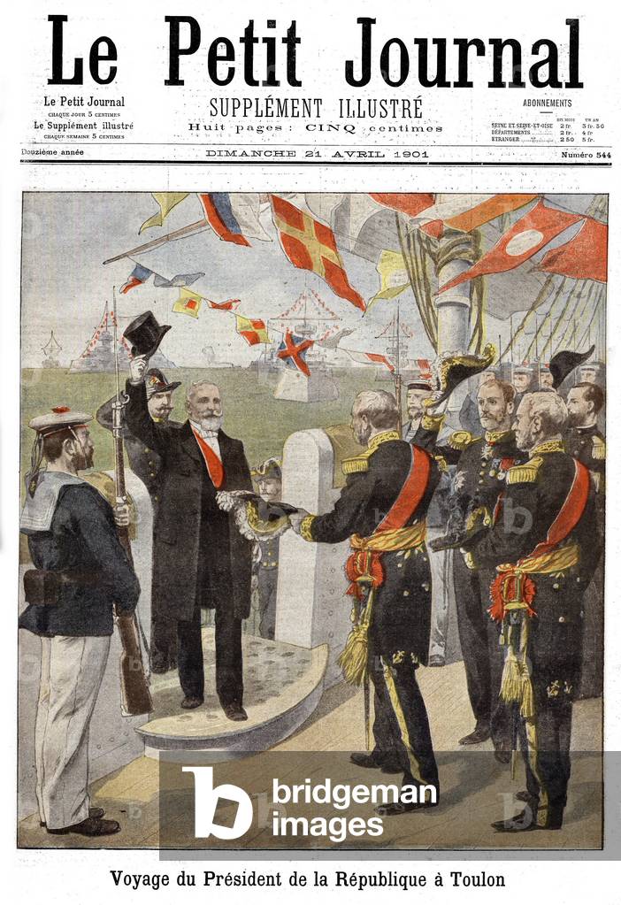 Frontpage of french newspaper 