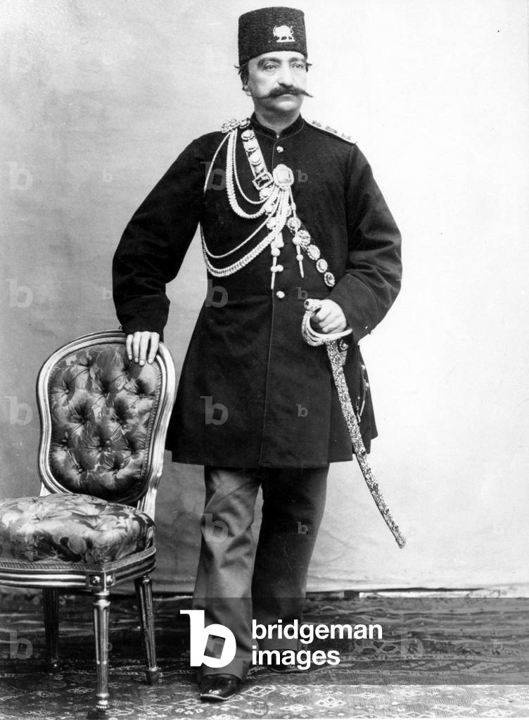Muzaffar Al Din (1853-1907) chah of Persia in 1896-1907