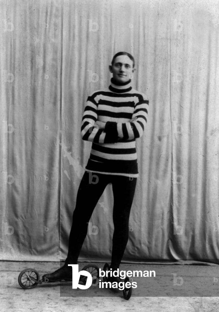 Roller skating,c.1905 (photo)