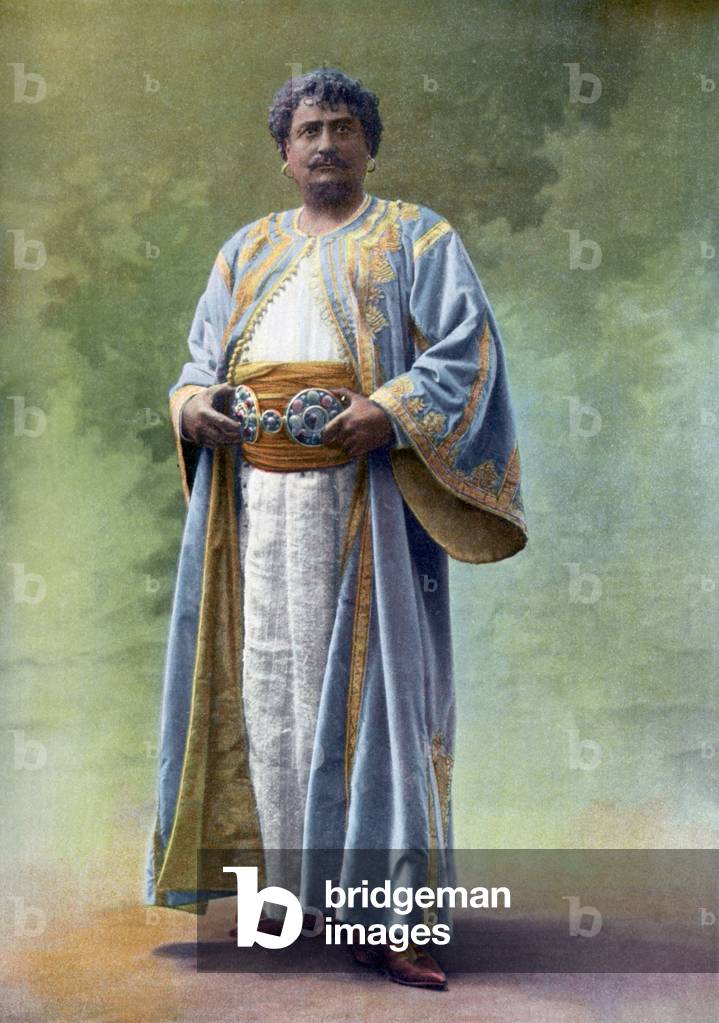 Albert Alvarez as Othello in opera Othello, Paris, from 