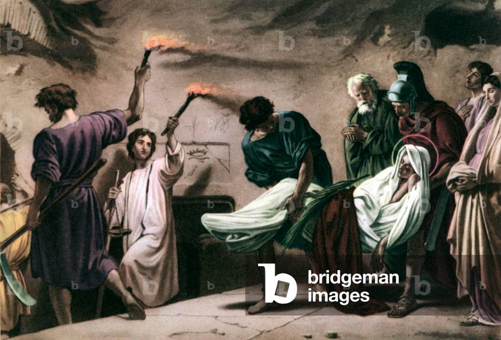 Set of biblical educational Postcards in the 50's (print)