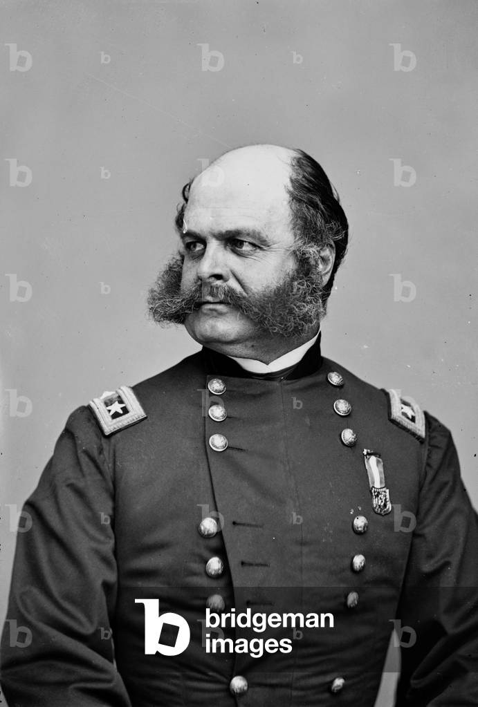 Ambrose Everett Burnside, Union Army general during american civil war (1861-1865)