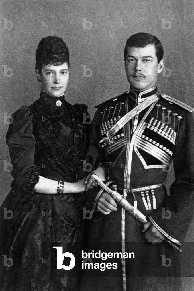 Marie Sophie Frederikke Dagmar with her eldest son Nicolas, c. 1880 (photo)