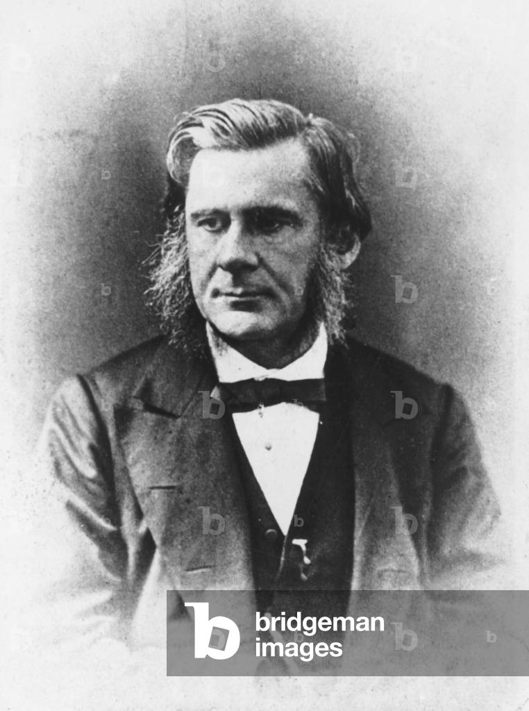 Thomas Henry Huxley, 19th century (b/w photo)