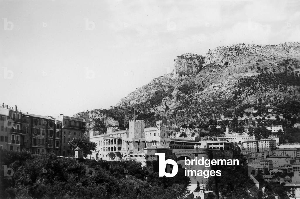 View of the Prince's Palace of Monaco on the 