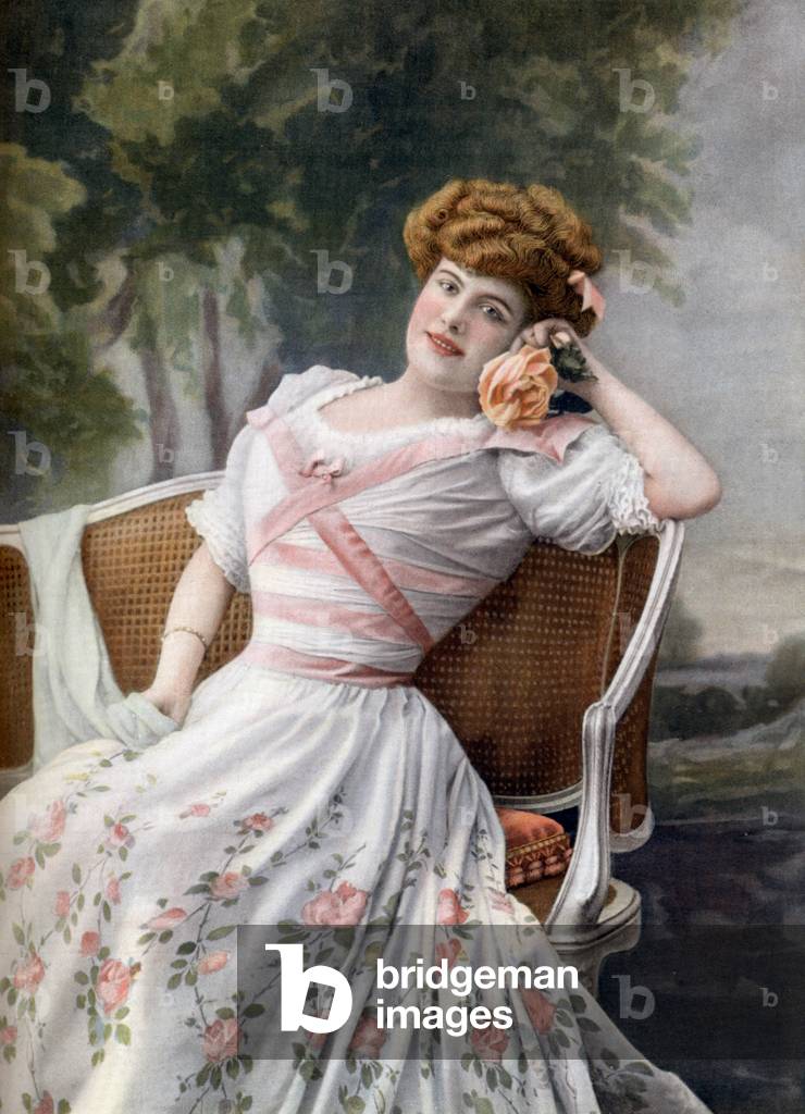 French comedian Marcelle Yrven as Mrs Brodard in play 