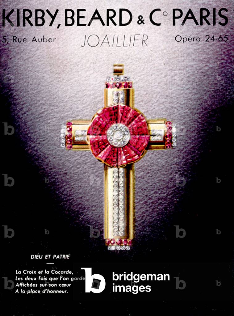 Advertisement for Kirby and Beard, Paris, 1943 (print)