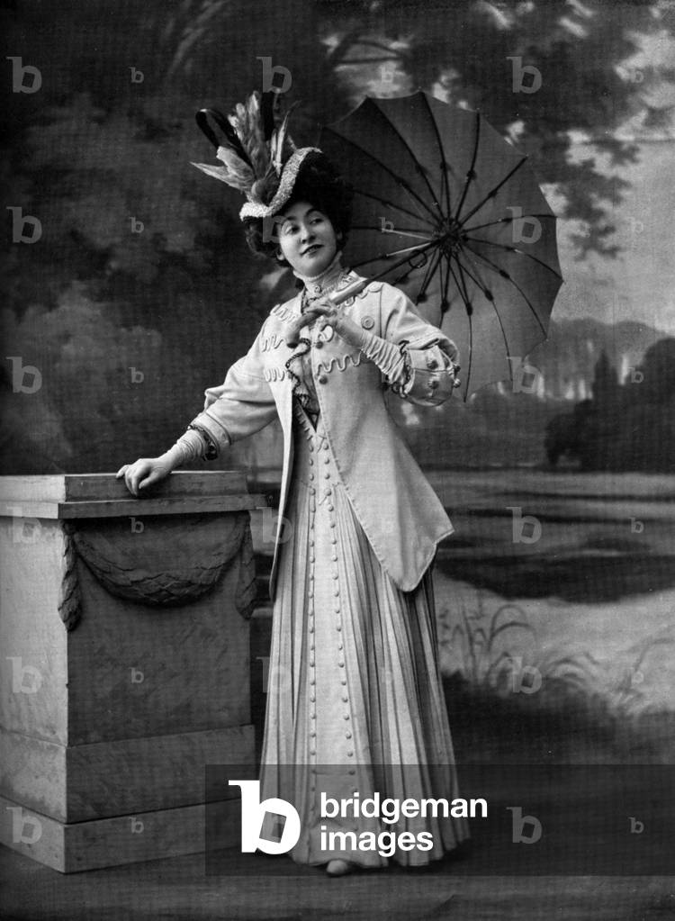French comedian Mme Duluc as Adrienne in play 