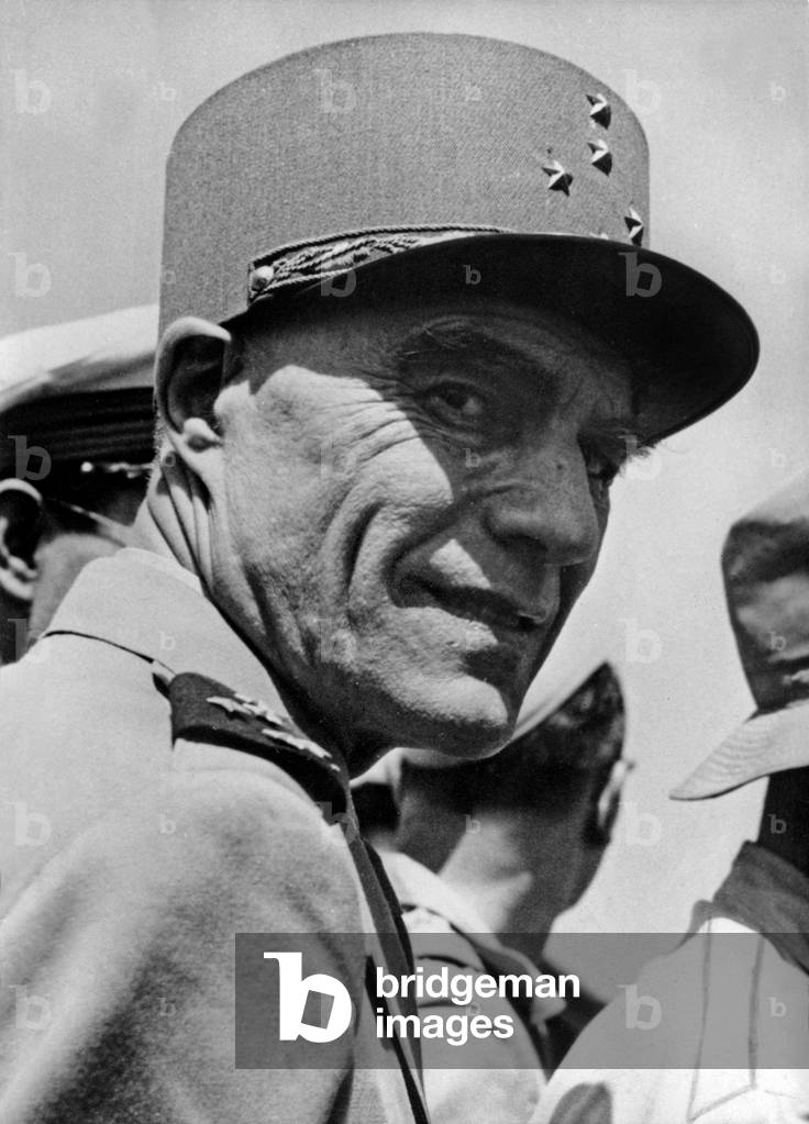 French general Paul Ely (1897-1975) in 1954