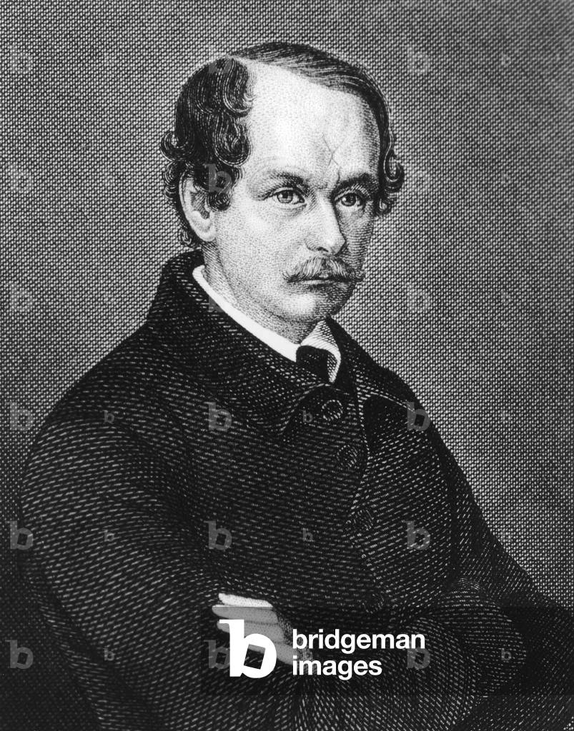 Theodor Schwann (1810-1882) German physiologist, histologist and cytologist, engraving