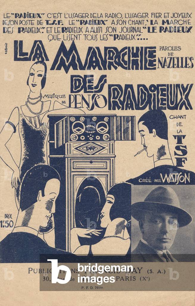 Cover of score of song 