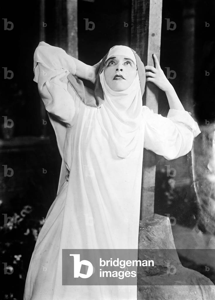 Geraldine Farrar (1882-1967) american opera singer in opera by GiacomoPuccini 