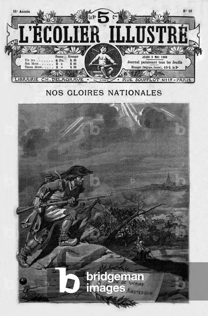 Frontpage of french paper 