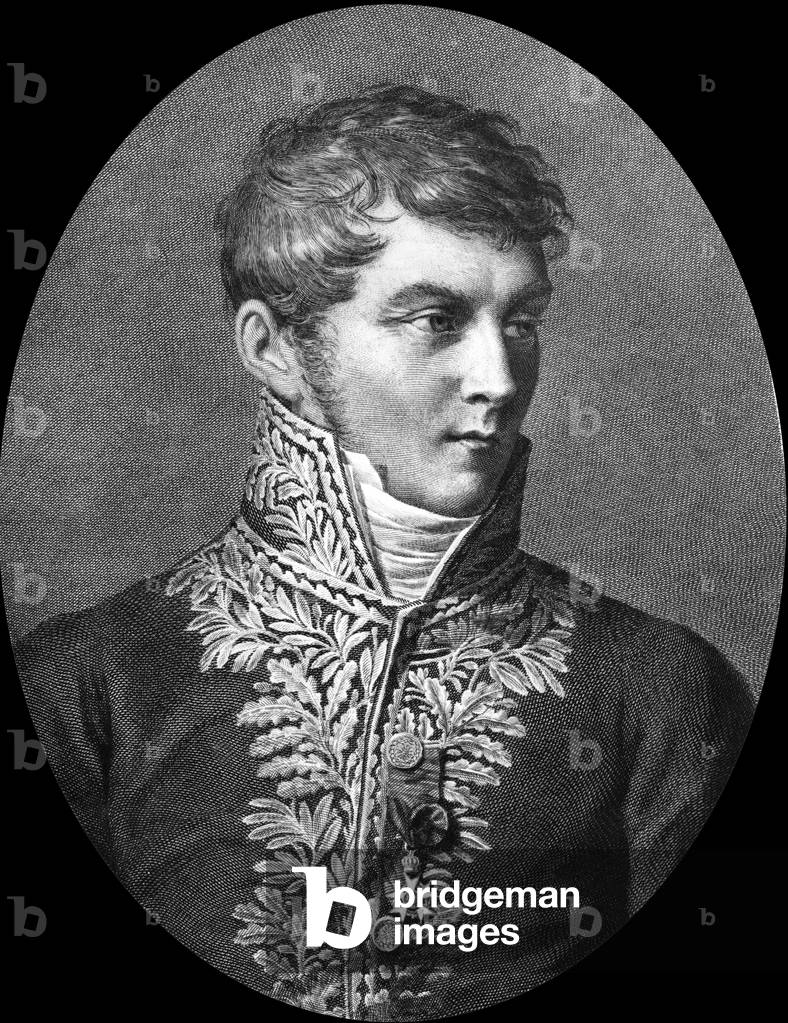 Claude Francois Adrien de Lezay Marnezia (1735-1810), engraving by Guerin