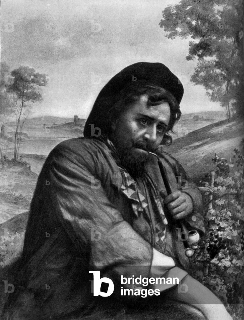 English comedian Sir Herbert Beerbohm Tree as Gaston de Nerac in play 