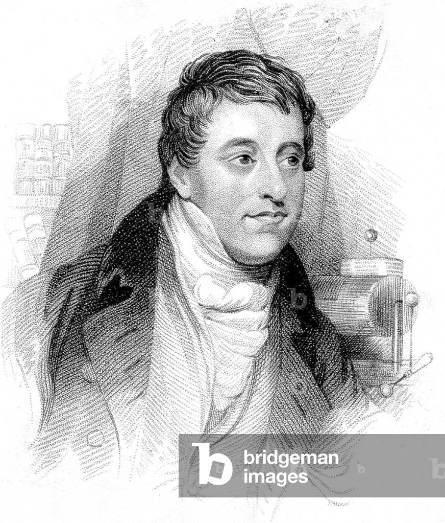 Sir Humphry Davy, 19th century (engraving)