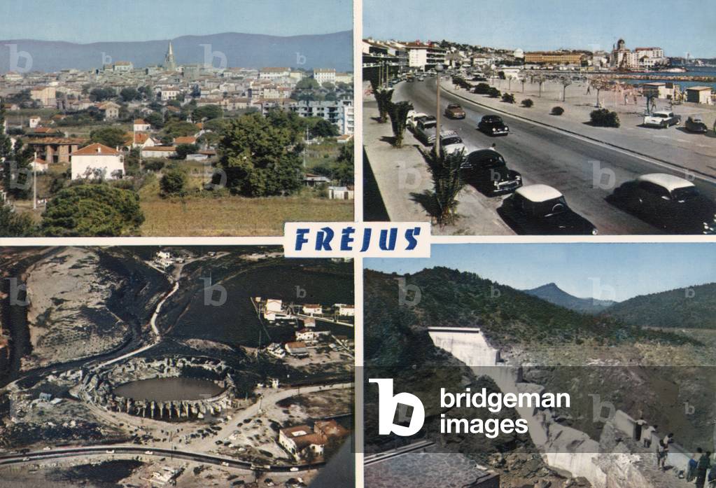 Frejus, France, Postcard, 1960