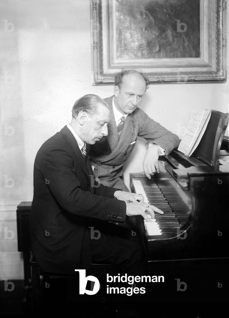 Stravinsky et Furtwangler,c.1925 (photo)