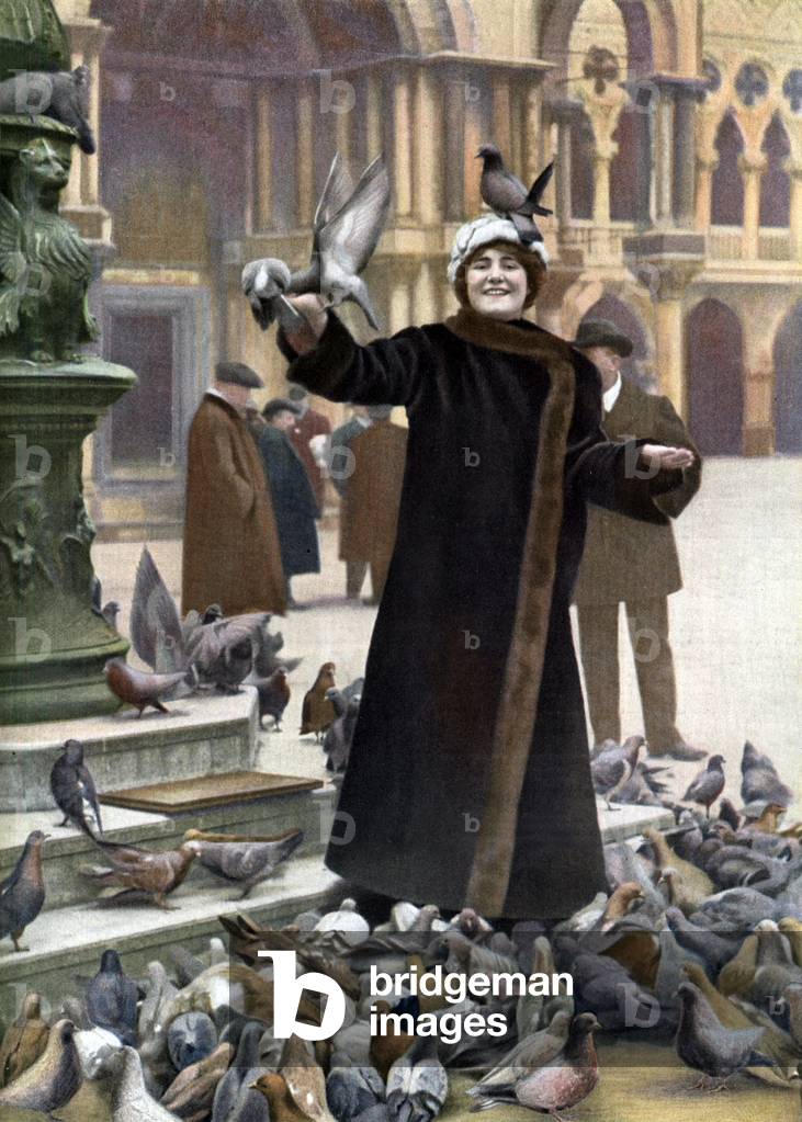 Aline Vallandri (1878-1952) opera singer, photo from french paper 