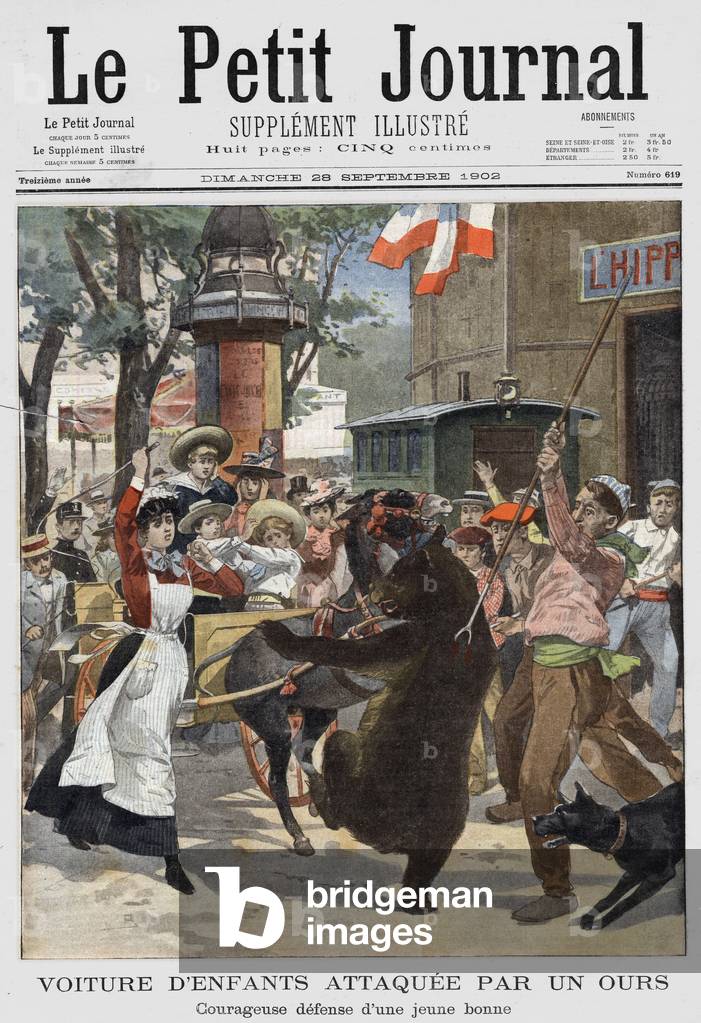 Frontpage of french newspaper 