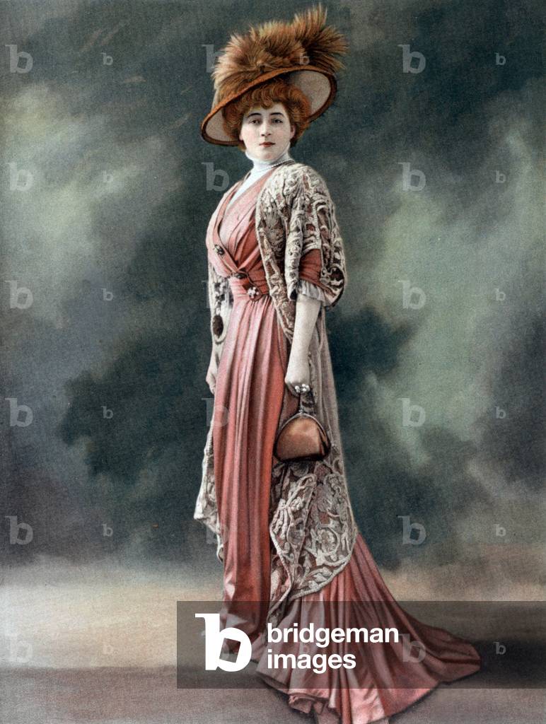 Comedian Marcelle Lender (1862-1926) as Gisele Vaudreuil in play 