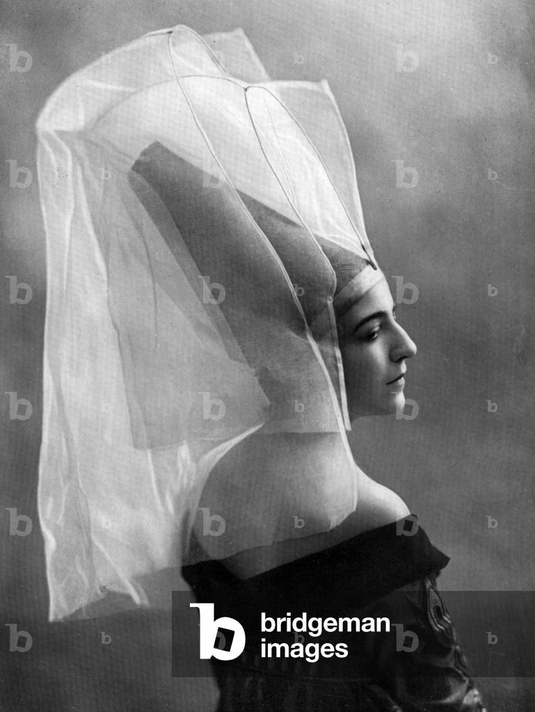 French opera singer Germaine Bailac as Berangere in opera 