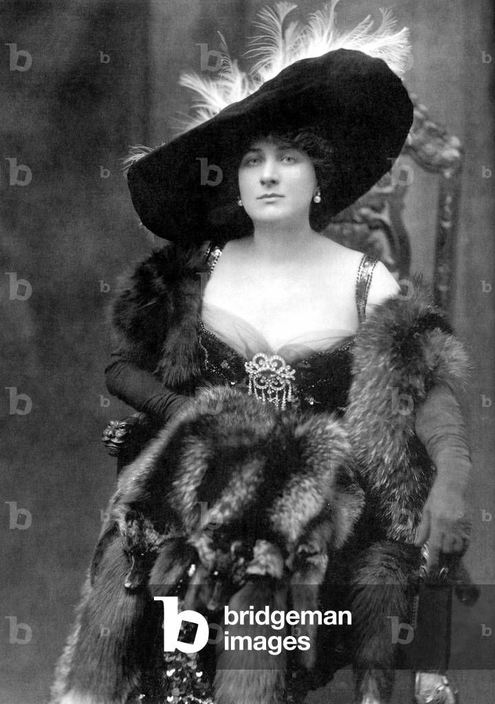 Mary Garden in the title role of Massenet's Sapho in 1909-1910 picture by Mishkin
