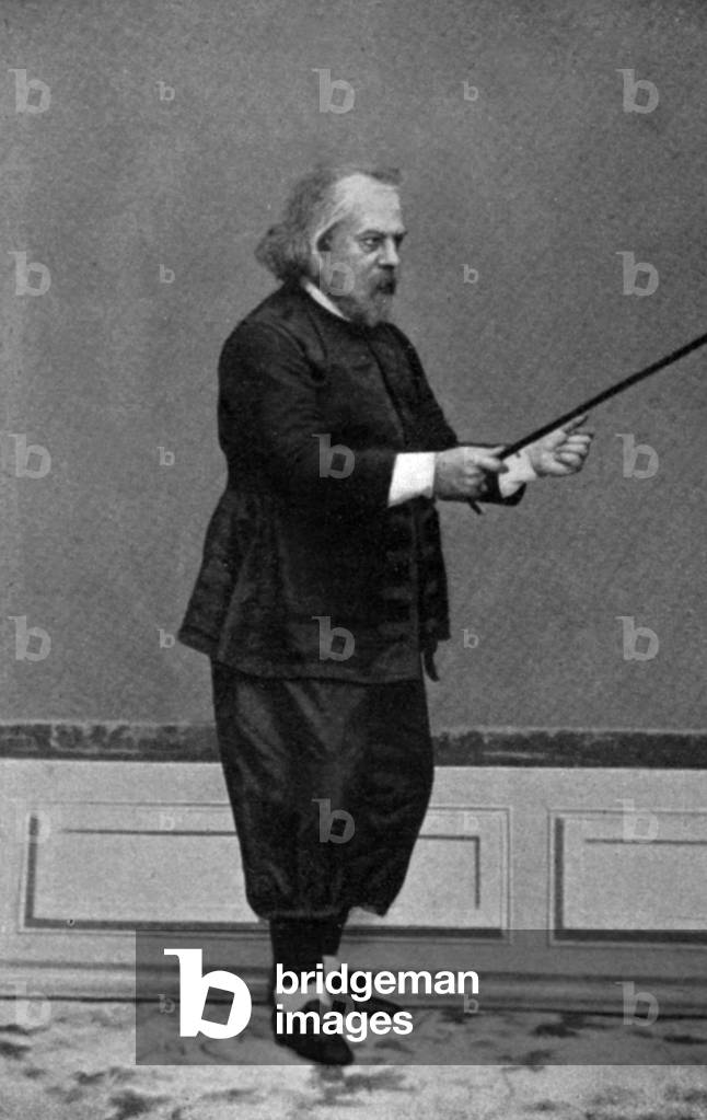 Theophile Gautier (1811-1872) french writer as Geronte in 1863 in his play 