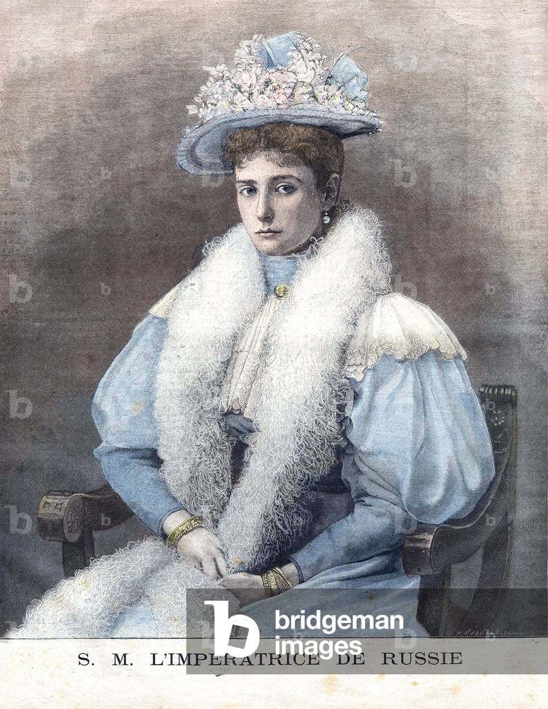 The Empress of Russia, Alexandra Feodorovna, 1896 (print)