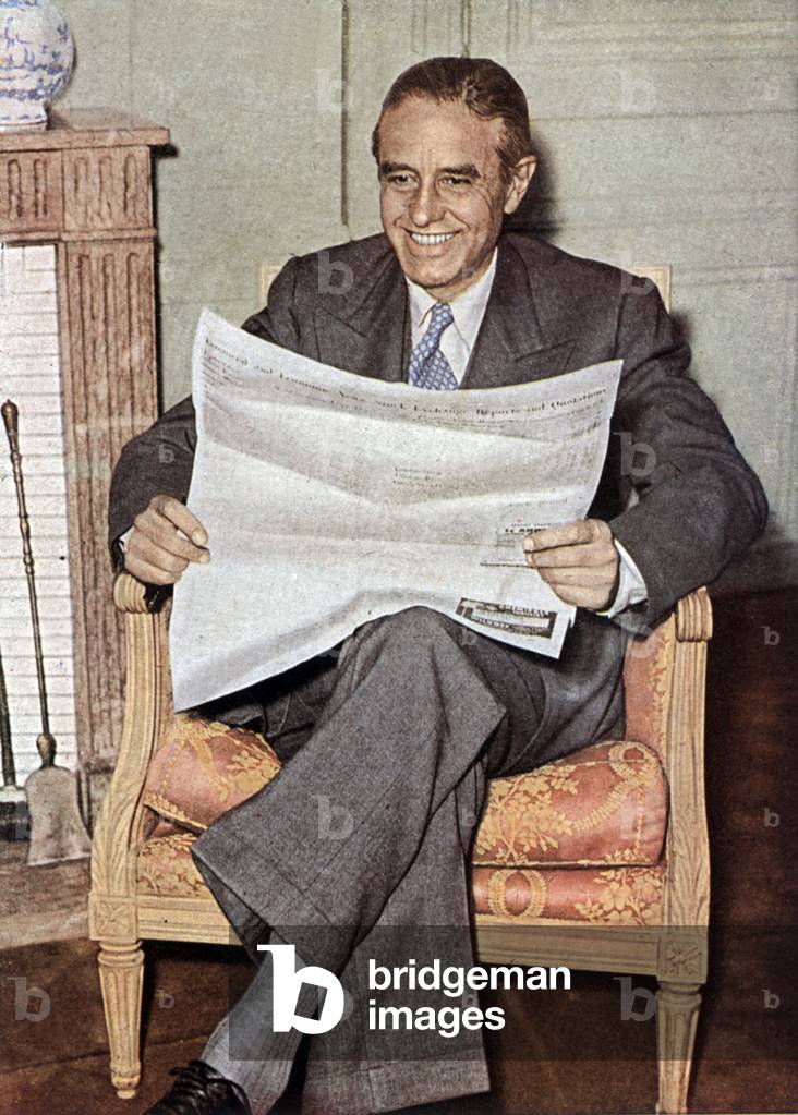 Averell Harriman (1891-1986) american ambassador in Europe for Marshall plan in 1949