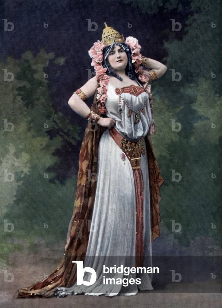 Jeanne Marguerite Marcelle Decorne aka Marcelle Demougeot  as Beltis in opera 