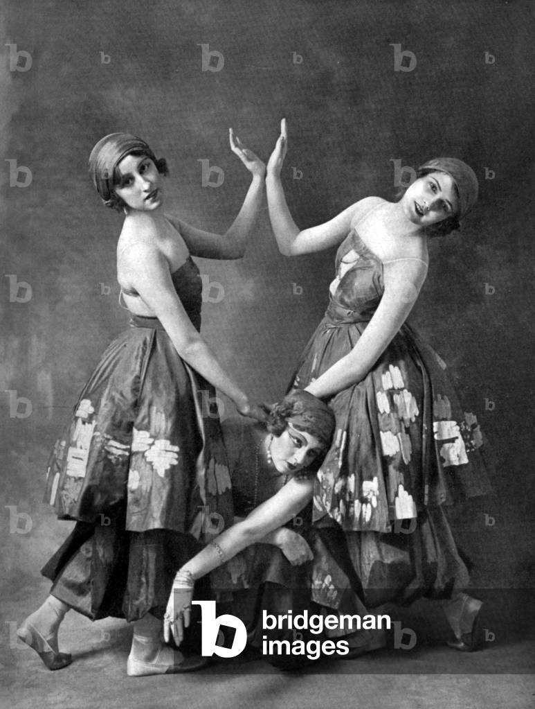 Persian dance in opera by ModestMoussorgski The Khovantchina, theatre desChamps-Elysees, Paris, july 1913