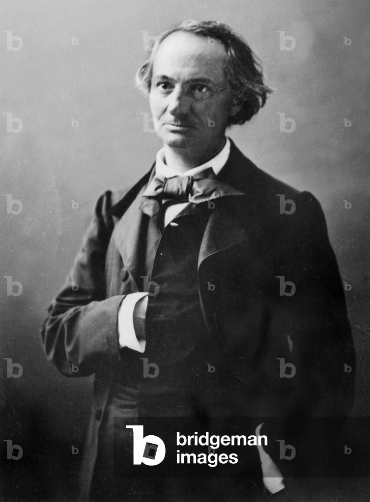 Charles Baudelaire (1821-1867) french poet, photo by Gaspard Felix Tournachon dit Felix Nadar (1820-1910)